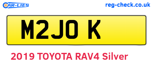 M2JOK are the vehicle registration plates.