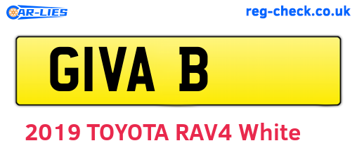 G1VAB are the vehicle registration plates.