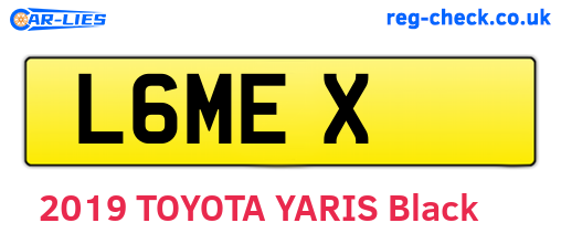 L6MEX are the vehicle registration plates.