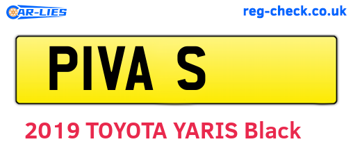 P1VAS are the vehicle registration plates.