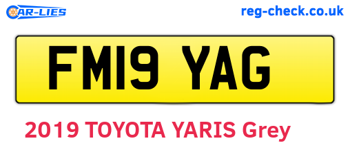 FM19YAG are the vehicle registration plates.