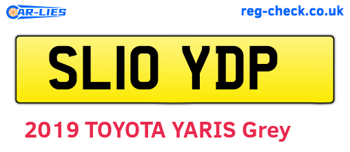 SL10YDP are the vehicle registration plates.