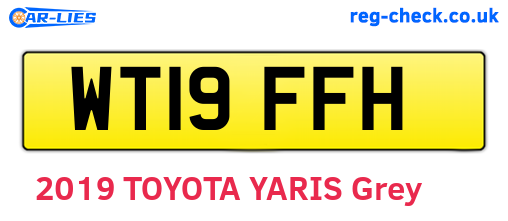 WT19FFH are the vehicle registration plates.