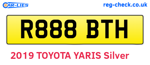 R888BTH are the vehicle registration plates.