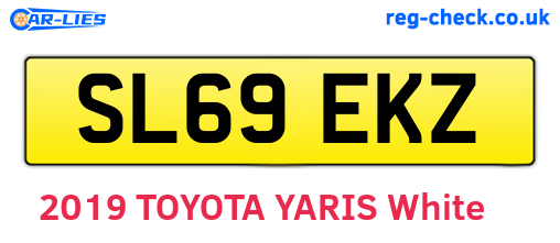 SL69EKZ are the vehicle registration plates.