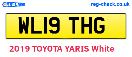 WL19THG are the vehicle registration plates.