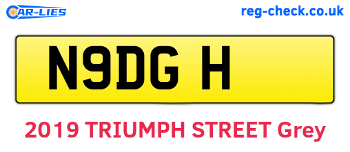 N9DGH are the vehicle registration plates.