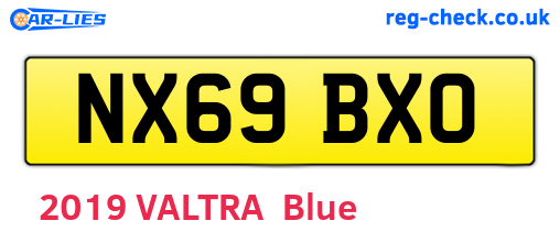 NX69BXO are the vehicle registration plates.