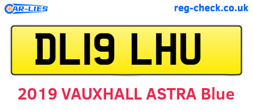 DL19LHU are the vehicle registration plates.