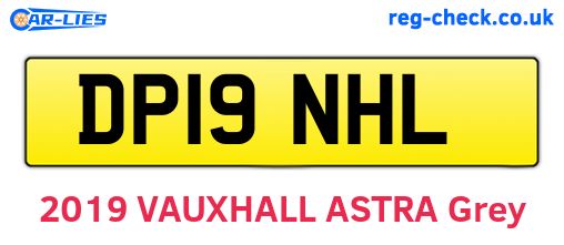DP19NHL are the vehicle registration plates.