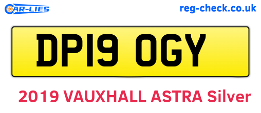 DP19OGY are the vehicle registration plates.