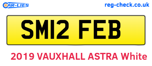 SM12FEB are the vehicle registration plates.