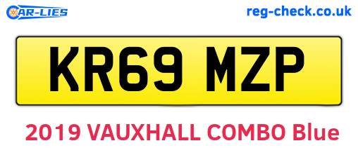 KR69MZP are the vehicle registration plates.