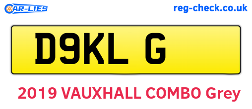 D9KLG are the vehicle registration plates.