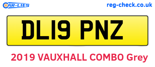 DL19PNZ are the vehicle registration plates.