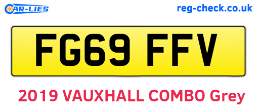 FG69FFV are the vehicle registration plates.