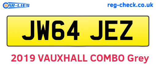 JW64JEZ are the vehicle registration plates.