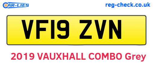VF19ZVN are the vehicle registration plates.