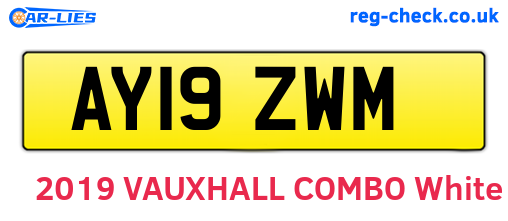 AY19ZWM are the vehicle registration plates.