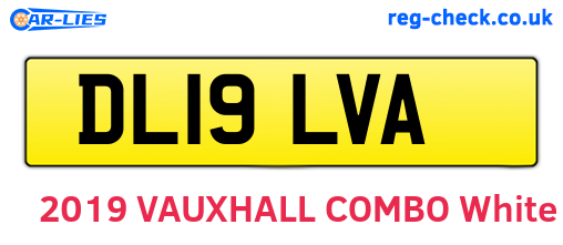 DL19LVA are the vehicle registration plates.