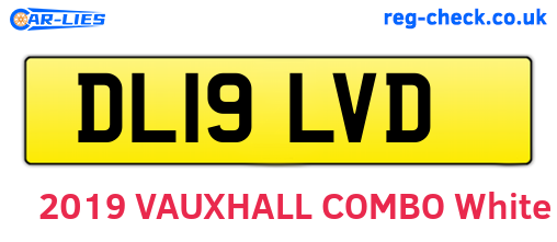DL19LVD are the vehicle registration plates.