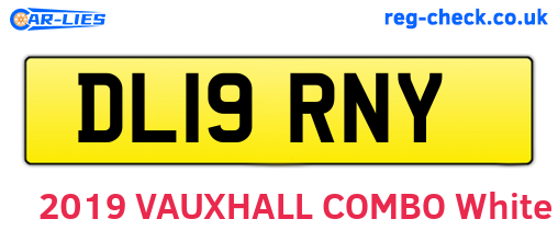 DL19RNY are the vehicle registration plates.
