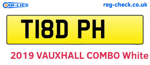 T18DPH are the vehicle registration plates.