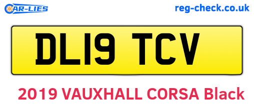 DL19TCV are the vehicle registration plates.