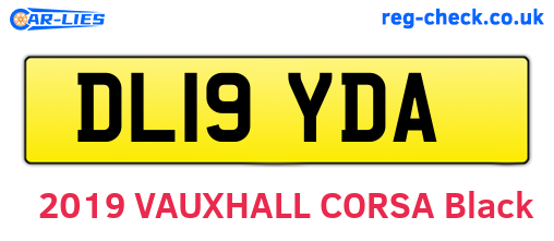 DL19YDA are the vehicle registration plates.