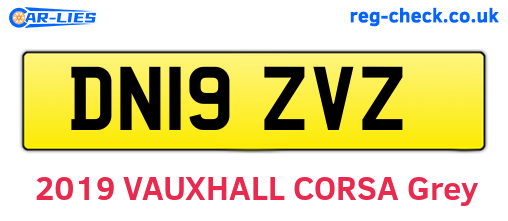 DN19ZVZ are the vehicle registration plates.