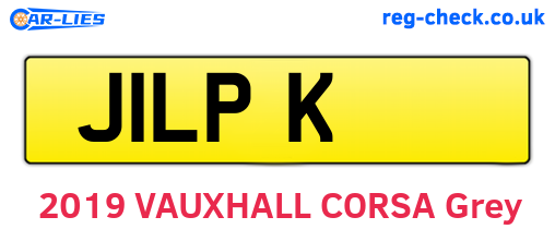 J1LPK are the vehicle registration plates.