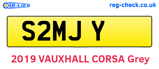 S2MJY are the vehicle registration plates.