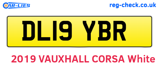 DL19YBR are the vehicle registration plates.