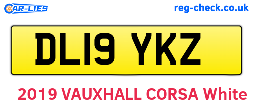 DL19YKZ are the vehicle registration plates.