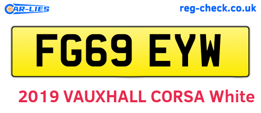 FG69EYW are the vehicle registration plates.