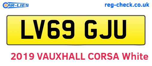 LV69GJU are the vehicle registration plates.