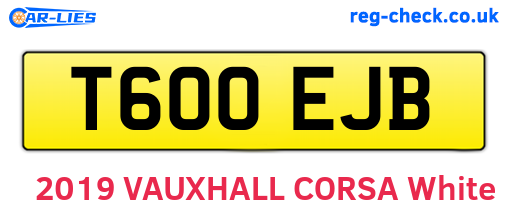 T600EJB are the vehicle registration plates.