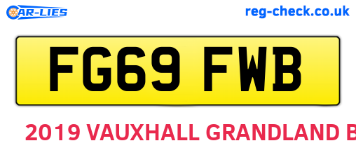 FG69FWB are the vehicle registration plates.