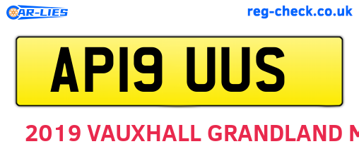 AP19UUS are the vehicle registration plates.