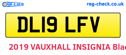 DL19LFV are the vehicle registration plates.