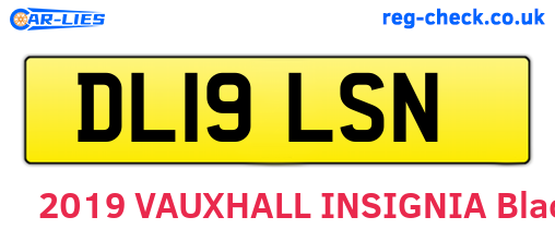 DL19LSN are the vehicle registration plates.