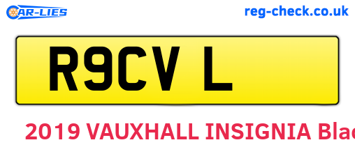 R9CVL are the vehicle registration plates.