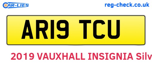 AR19TCU are the vehicle registration plates.