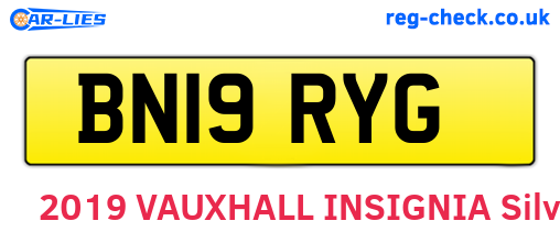 BN19RYG are the vehicle registration plates.