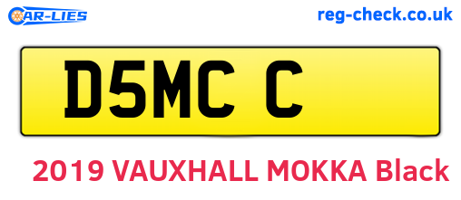 D5MCC are the vehicle registration plates.