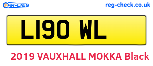 L19OWL are the vehicle registration plates.