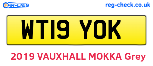 WT19YOK are the vehicle registration plates.