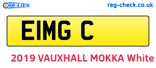 E1MGC are the vehicle registration plates.