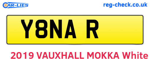 Y8NAR are the vehicle registration plates.