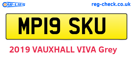 MP19SKU are the vehicle registration plates.